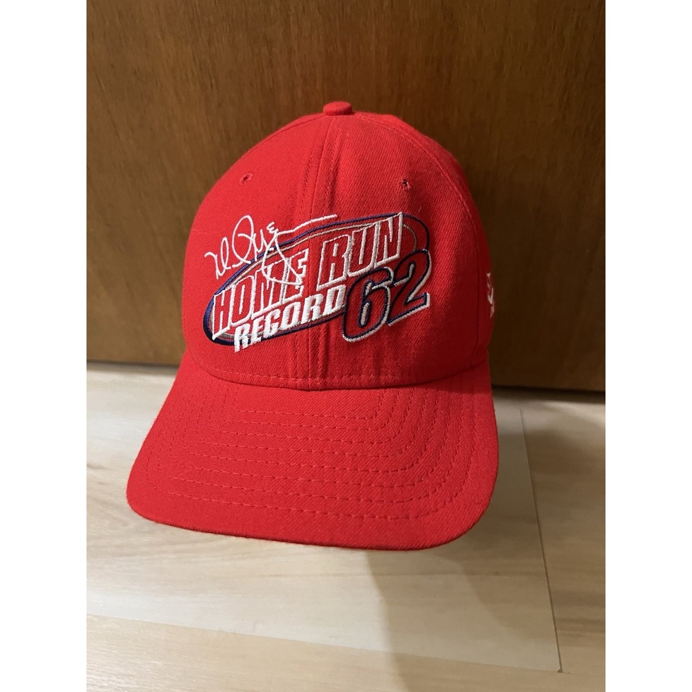 Vintage Mark Mcgwire Home Run Record Snapback Hat New Era MLB‎ 62